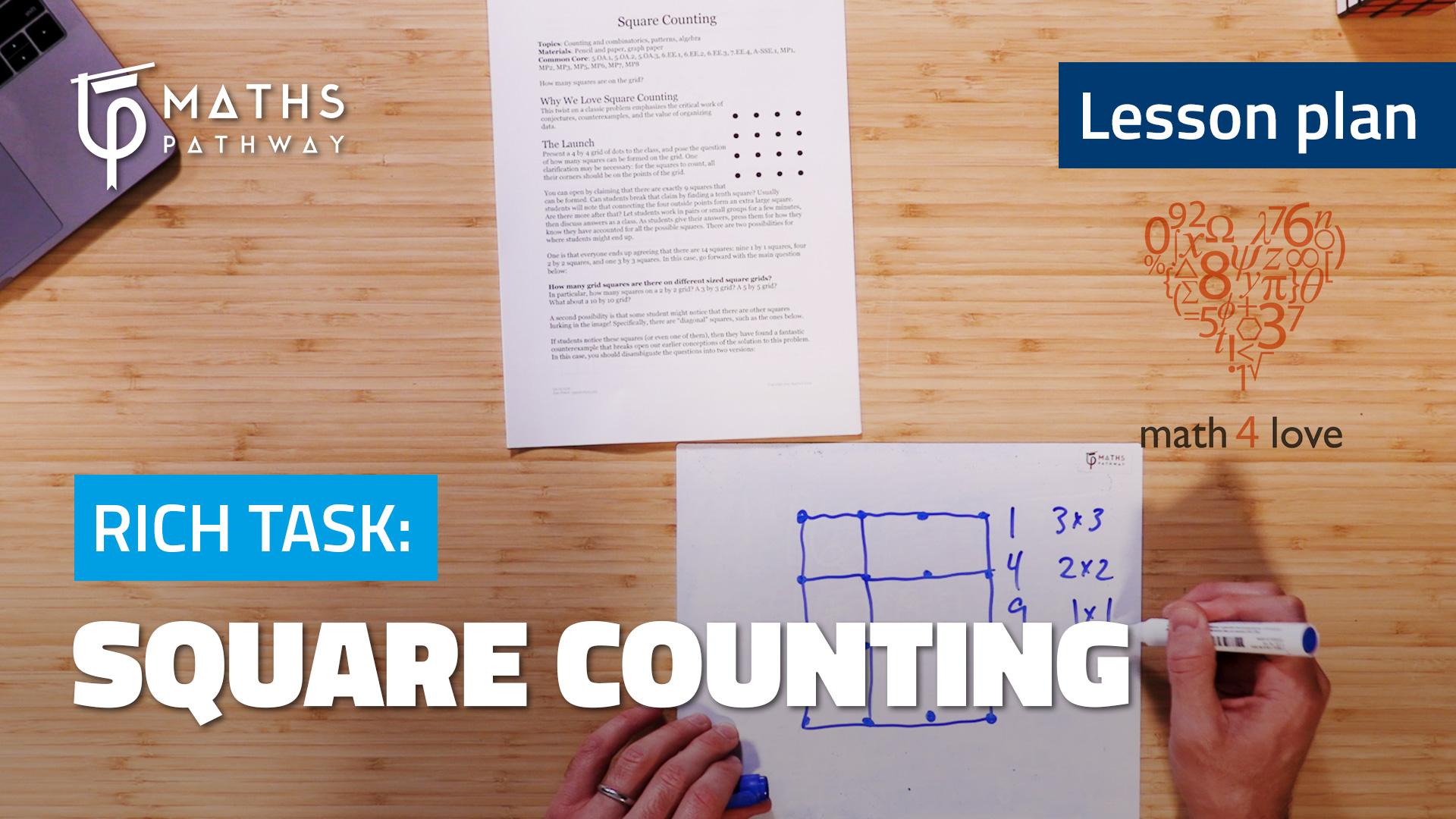 Square counting Rich Task: Square Counting